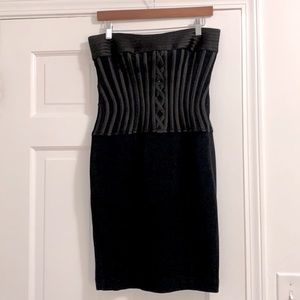 Tadashi black strapless dress. Size 12